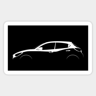 Mazda2 (2014) Silhouette Magnet